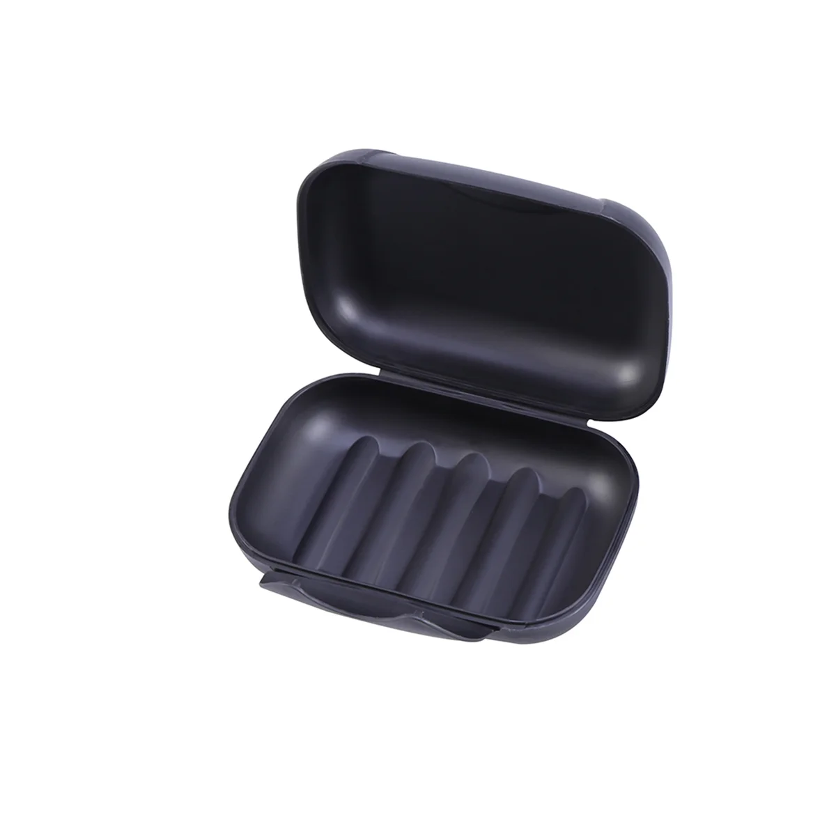 

Case with Lid Travel Box Dish Saver Holder Drainer Container for Bathroom Kitchen Black