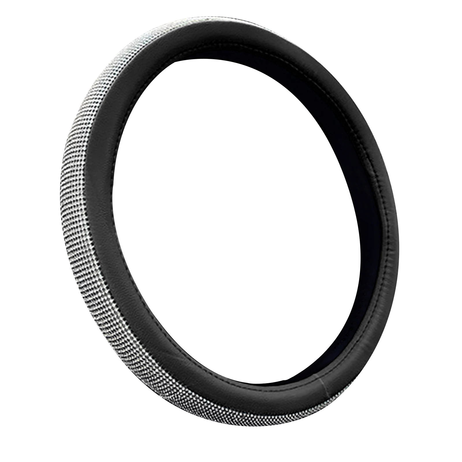 

New 40*40 CM Soft Braid on Car Steering Wheel Protector For 14.5"-15" Anti-slip Inner Ring M Size Steering-Wheel Car Cover