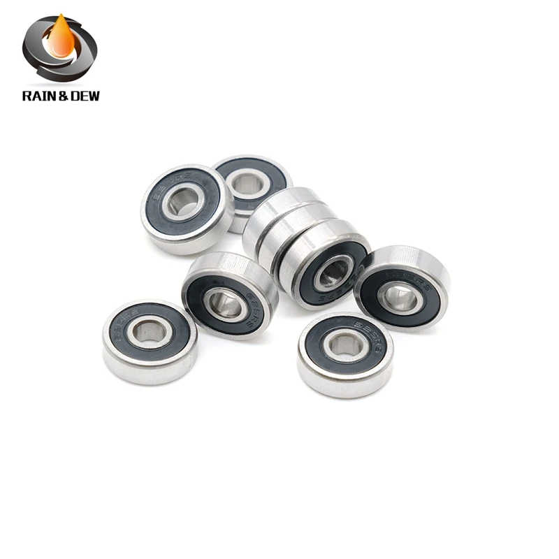 

10Pcs 625RS Bearing ABEC-7 5*16*5 mm Miniature Sealed 625-2RS Ball Bearings 625 2RS For VORON Mobius 2/3 3D Printer