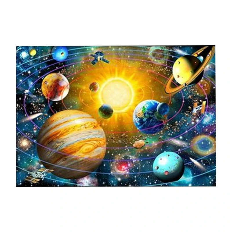 

Алмазная живопись «сделай сам», настенный Декор для дома и офиса, картина на солнечной батарее