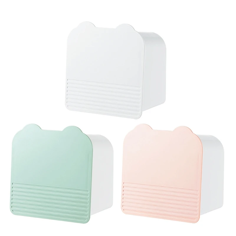 

Wall Organizer Box JarBathroom Vanity Storage Container Holder for Cotton Swabs Makeup Pads Sponges Sanitary Napkins Kitchen