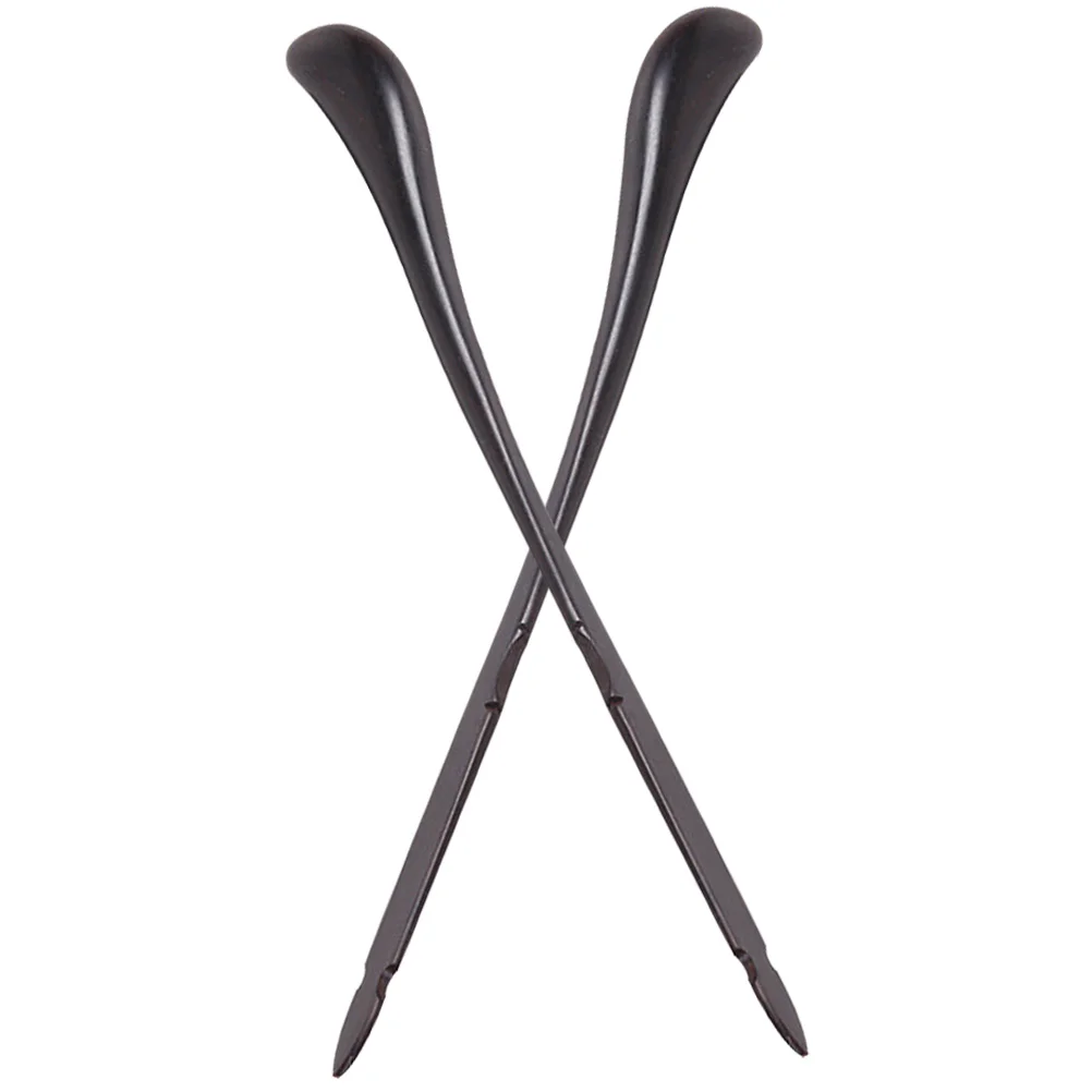 Dulcimer Hammer Yangqin Stick Skewer Музыкальные принадлежности молотки из черного дерева для