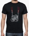 

Funny Camera Printed Photographer T-Shirt. Summer Cotton O-Neck Short Sleeve Mens T Shirt New S-3XL