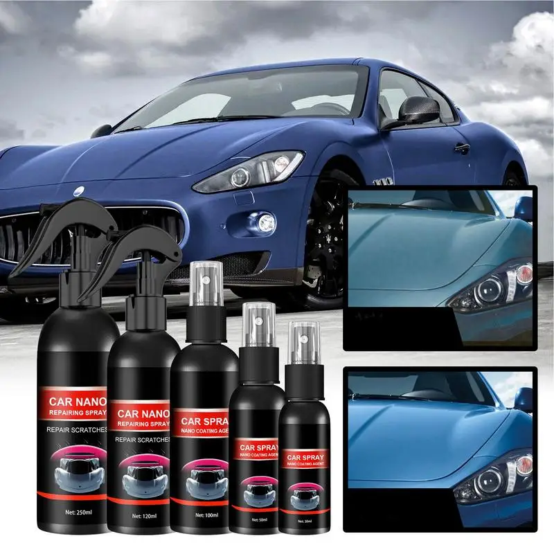 

Car Scratch Repair Nano Spray Fast Repairing Effect And Most Effective Way To Clean Removal Tool For Easily Repair Paint Scratch