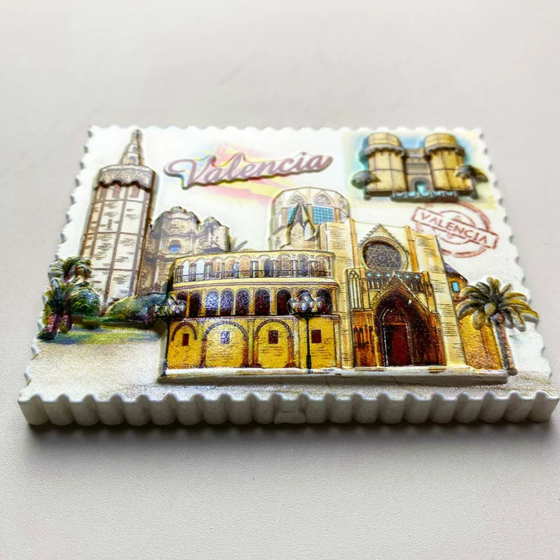 Валенсия 3D магниты на холодильник дорожные сувениры декоративные
