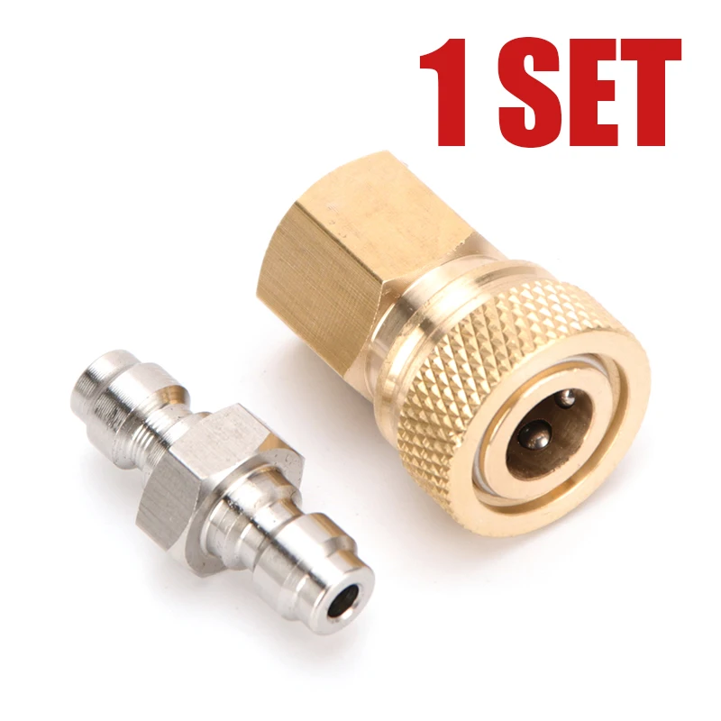 

Быстроразъемные фитинги для заправки воздуха 8 мм M8x1, медные/нержавеющая сталь, 2 шт.