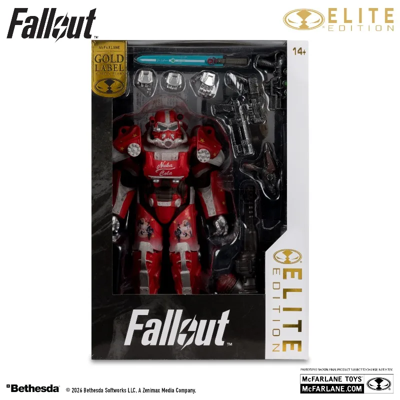 Фото В наличии: Оригинальная коллекционная фигурка Fallout Elite Edition T60 Nuka-Cola 1/10, подарок для коллекционеров №5