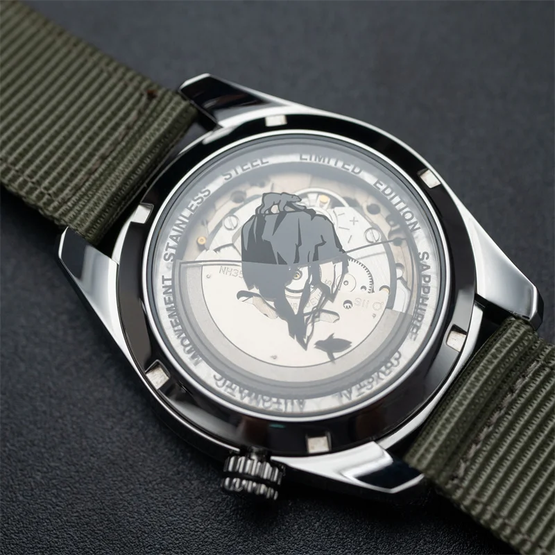 PROXIMA мужские автоматические часы 42 мм пилотные дайвер 200 м водонепроницаемые