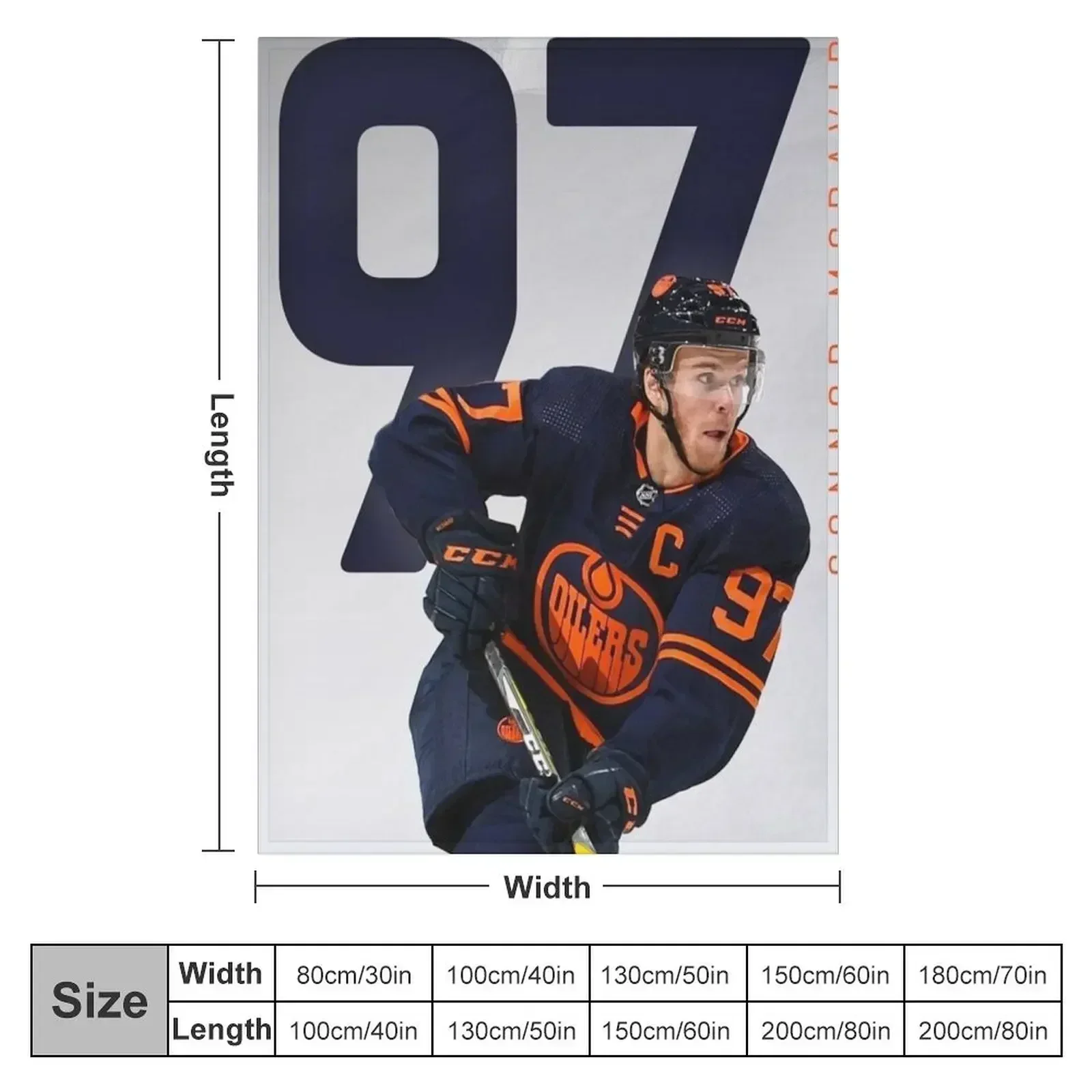 Одеяло Connor McDavid Thins косплей аниме самое мягкие одеяла