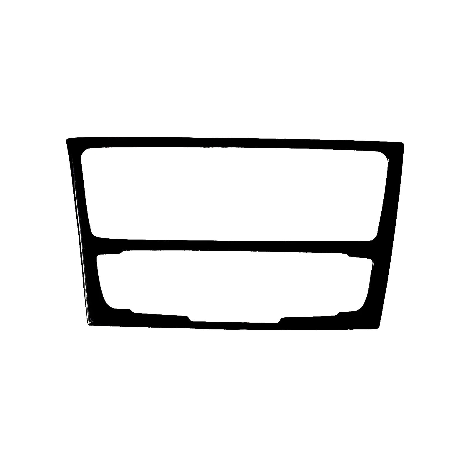 

Для Audi Q5 A4L A5 B7 B7 модифицированная центральная панель автомобиля из углеродного волокна, аксессуары для интерьера, черная декоративная наклейка на фортепиано