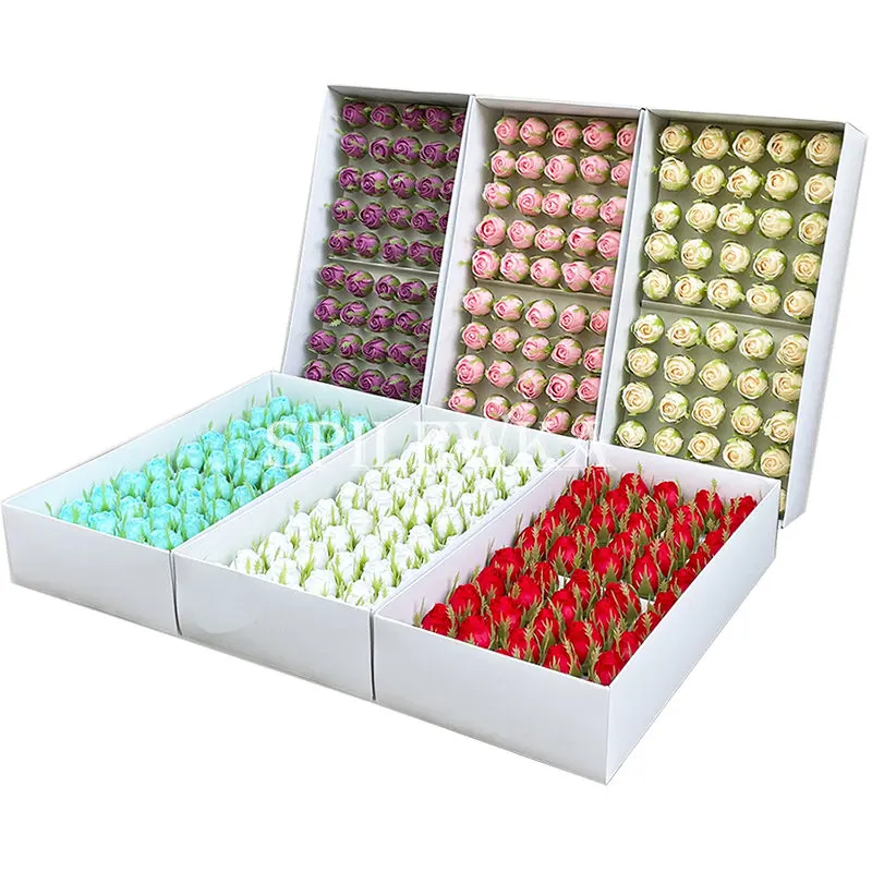 Essential Wedding Bouquet Valentine's Day Gift Soap Flower 50pcs/lot