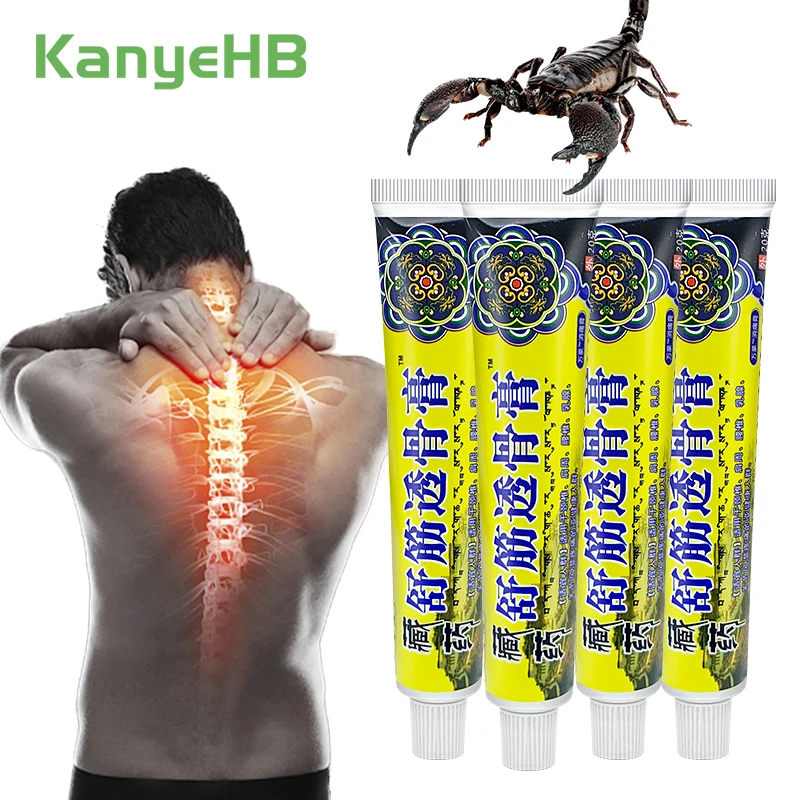 

1-3-5pcs Scorpion Venom Back Analgesic Cream Leg Knee Pain Relief Ointment Rheumatoid Arthritis Neck Muscle Ache Medical Plaster
