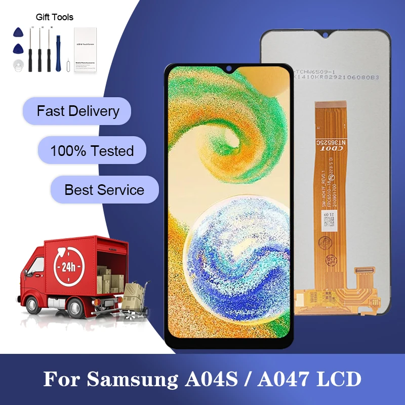 

6.5 Inch A047 Display For Samsung Galaxy A04S LCD With Touch Panel Screen Digitizer A047F A047F/DS A047F/DSN Assembly Wholesale