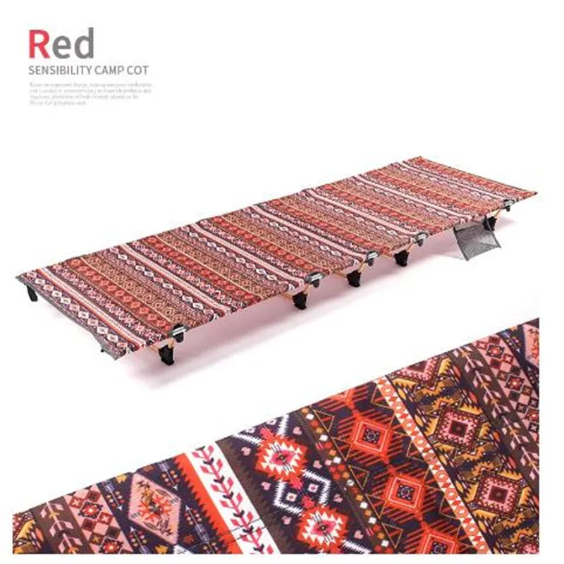 Swolf Camping Cot Compact Folding Cot Bed for Outdoor Beach Travel Sleeping Backpacking Camp Single Bed Ultralight Folding Tent