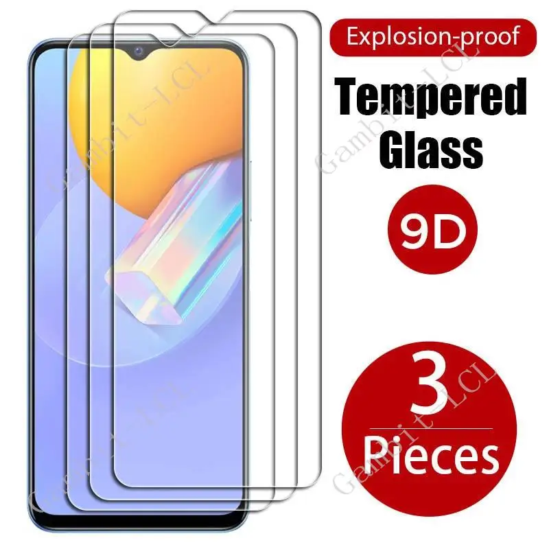 

3PCS Protective Tempered Glass For Vivo Y31 6.58" VivoY31 VivoY51A Y51A VivoV2036 V2036, V2036_21 Screen Protector Cover Film