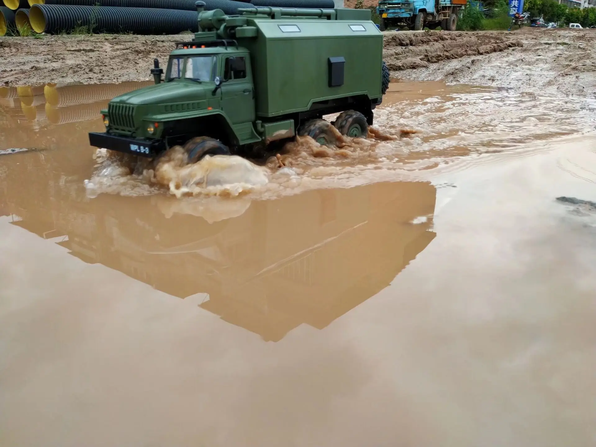 Mini Off-road Remote 1:1 Control Ural Military Vehicle Climb Adult Toy