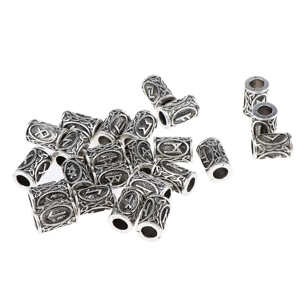 

24 Count Metal Braiding Jewelry Decoration Rings for Hair, Dreads & Beards