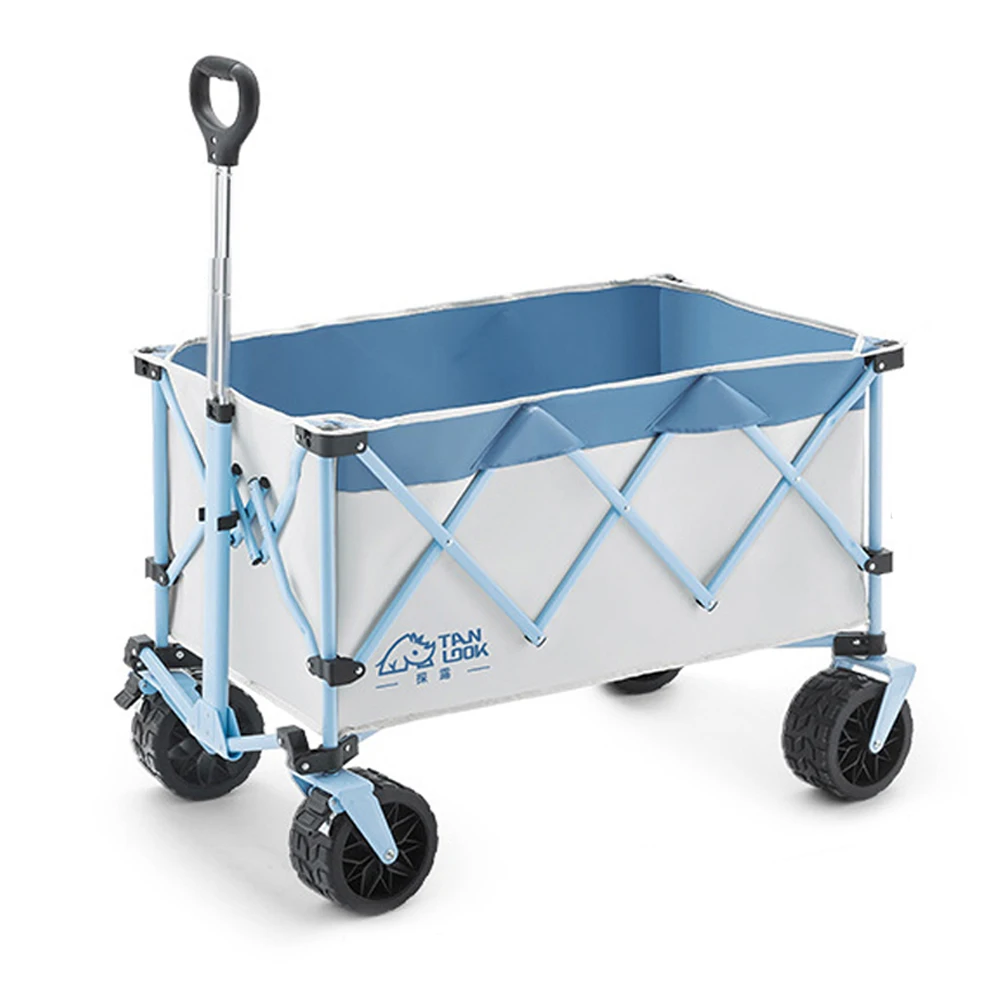 

Folding Cart Wagon 210L Large Capacity Multifunction Cart Garden Park outdoor beach trolley Portable Barbecue Trolley