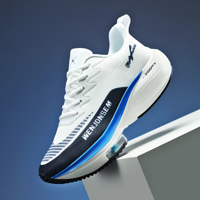 Men Sneaker Casual Shoes Lightweight Air Cushioning Outdoor Running Shoes Sport Shoes Elastic Walking Shoes Tenis Masculino