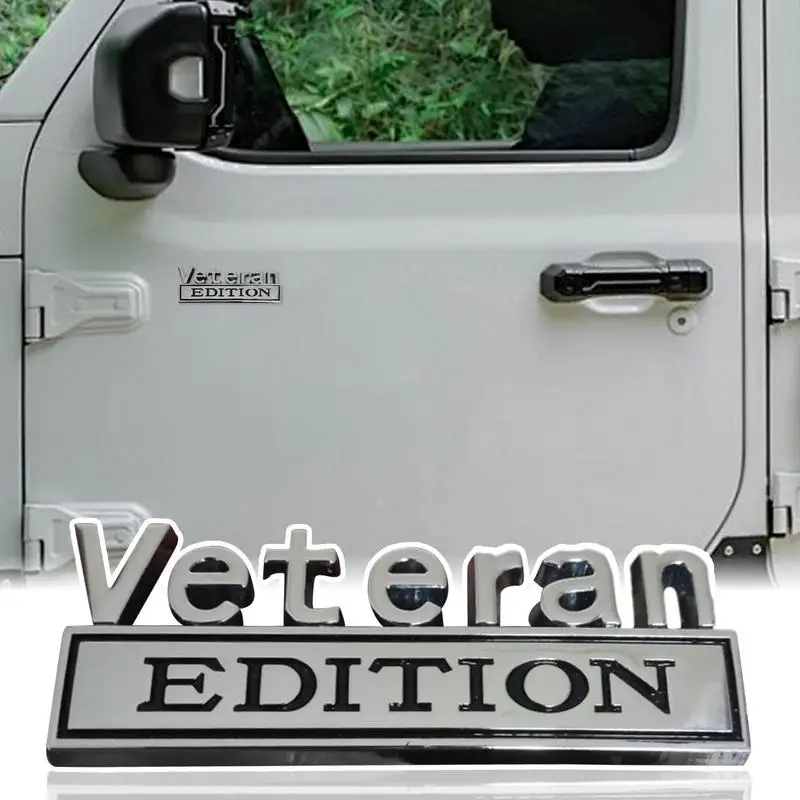 Автомобиль 3D металлический Veteran Edition логотип солдата автомобиль задний багажник