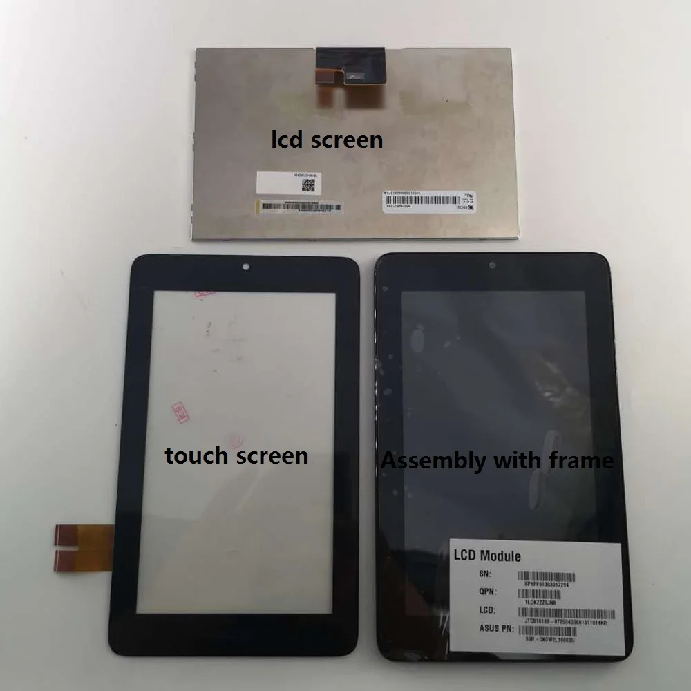 

7" LCD Display Matrix Touch Screen Digitizer Full Assembly with frame For Asus Memo Pad ME172 ME172V K0W