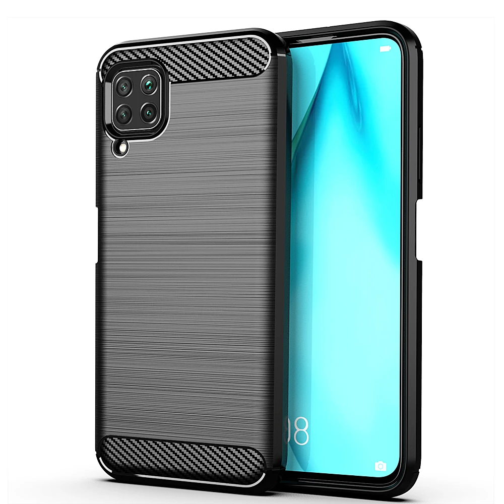 

Brushed Texture Case For Huawei Nova 4E 3E 3i 3 2i 7i 6 SE 5T Pro 5i 5 4 Lite 5Z Nova4 Nova4E Carbon Fiber Phone Case Cover
