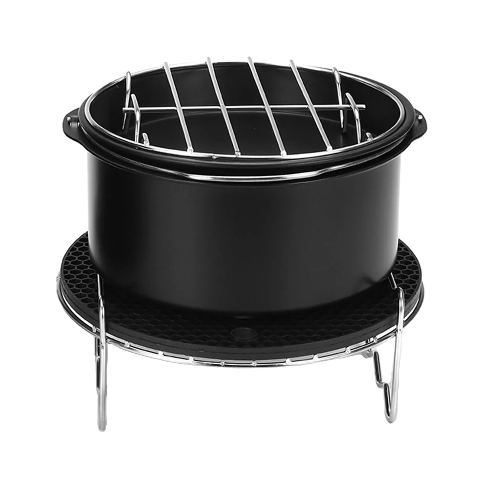 

Air Fryer Accs Fit all 3.2QT-5.8QT Power Deep Hot Air Fryer with Cake Barrel