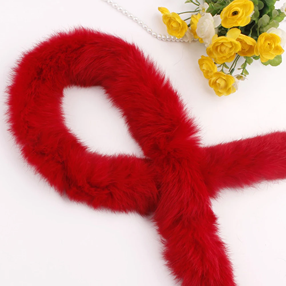 Искусственный пуховик из кроличьего меха |