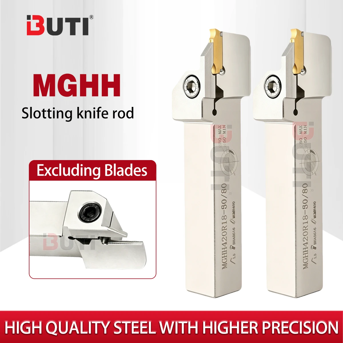 Фото MGHH320R18-160-400 325R16-50-80 Держатель для фрезы с обратной дуговой заточкой для токарных станков с ЧПУ, для плоских и круглых канавок №1