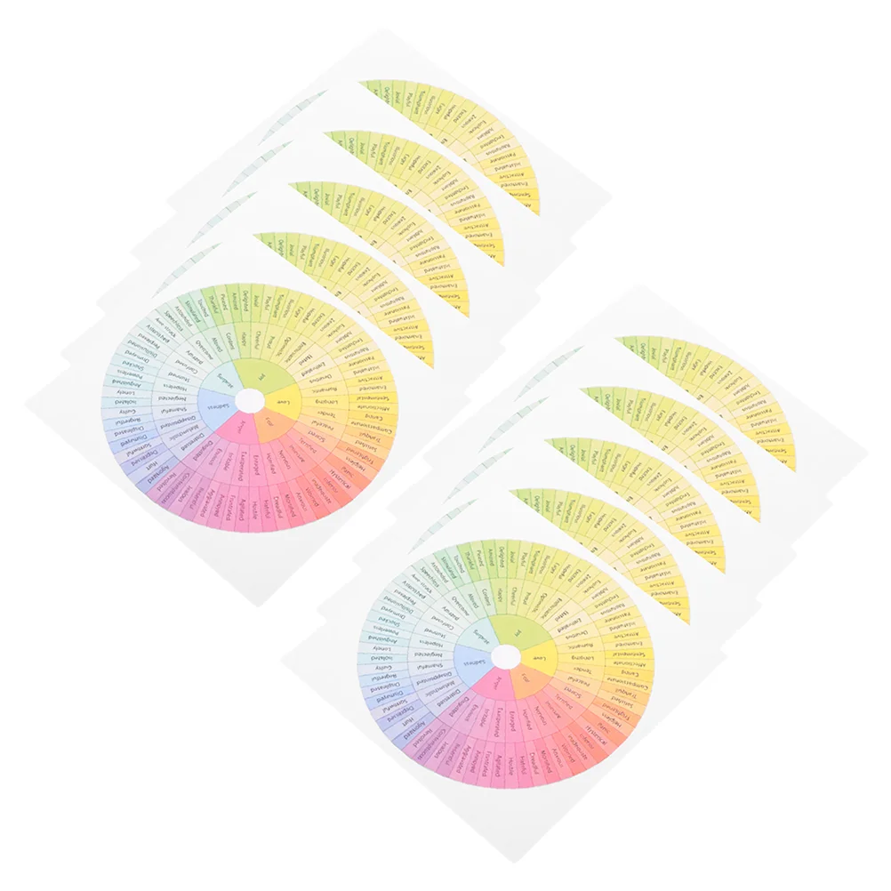 Нанесенные психологические наклейки для ноутбука 10 шт. чувств Декор