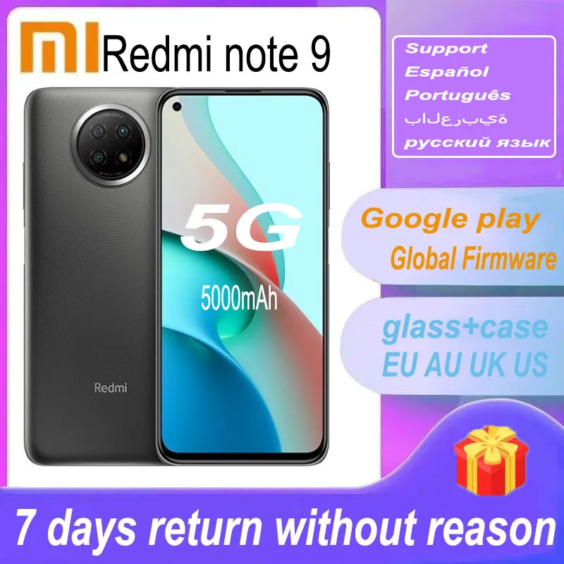 Xiaomi redmi note 9 5G 5000mAh Global version All Netcom 6G 128G