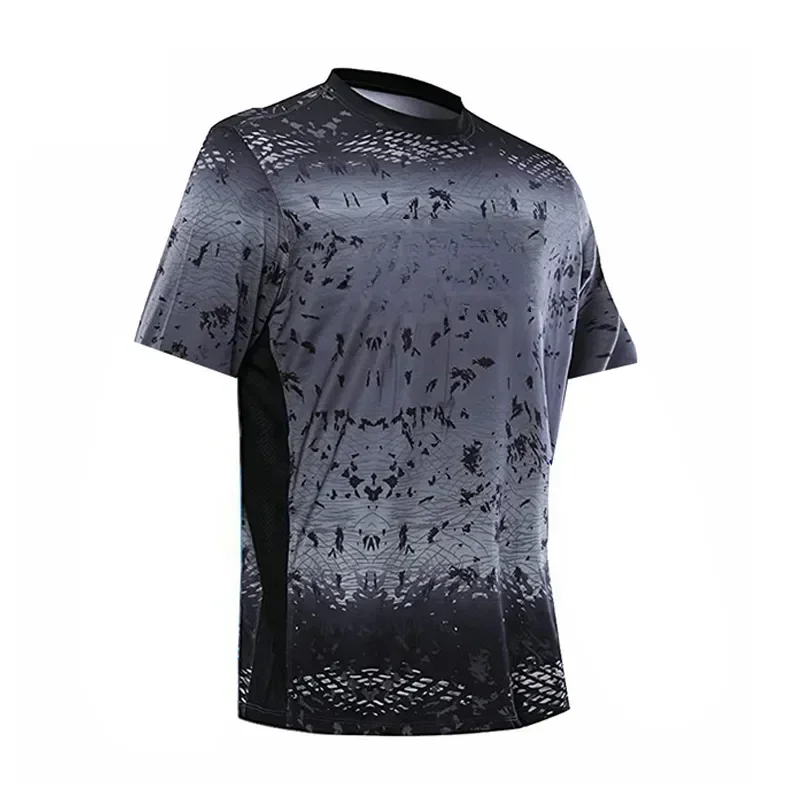 Рубашки для рыбалки с короткими рукавами летняя быстросохнущая одежда защитой