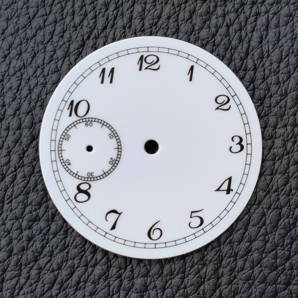 Циферблат с белой эмалью 37 мм толщина арабского номера 0 4 секундная стрелка 9