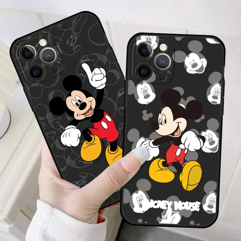 

Funda Minnie Mickey Mouse Illustration For iPhone XS X 8 Plus 11 14 7 XR 13 Pro Max 12 SE2022 6 SE Mini 5S 5 SE2 Phone Cover