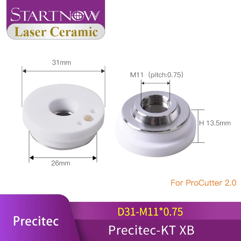 

Startnow лазерное керамическое кольцо Precitec KTXB P0595-94097 RAYtools3D WSX волоконно-лазерное сопло Разъем Держатель части Precitec 2,0