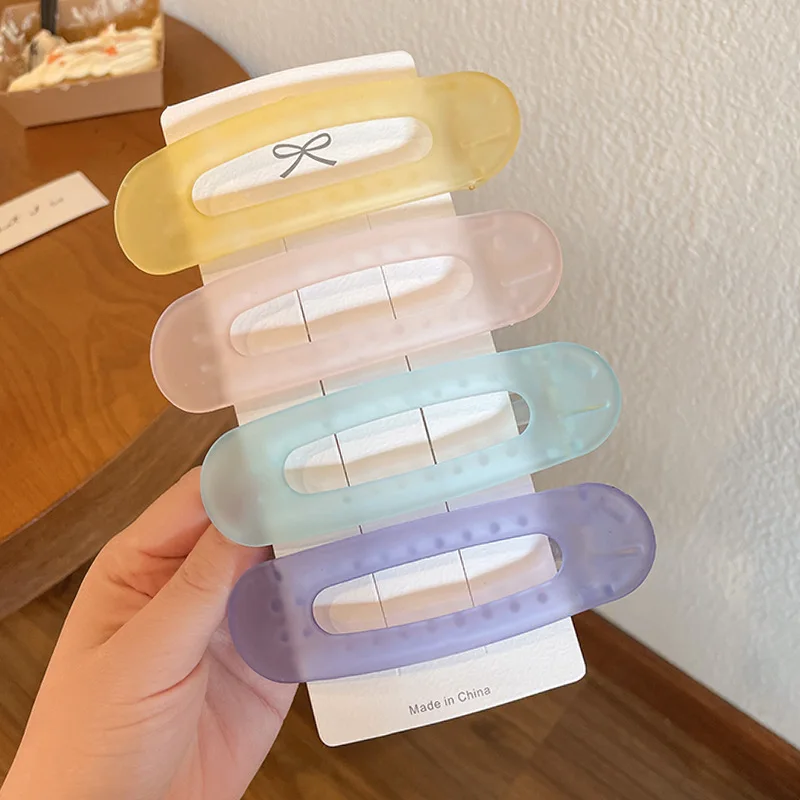 Милые красочные матовые заколки в виде утконоса для женщин корейские девочек