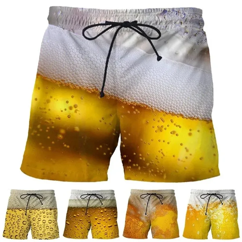 Шорты пляжные для мужчин и женщин модные спортивные короткие штаны с 3D принтом