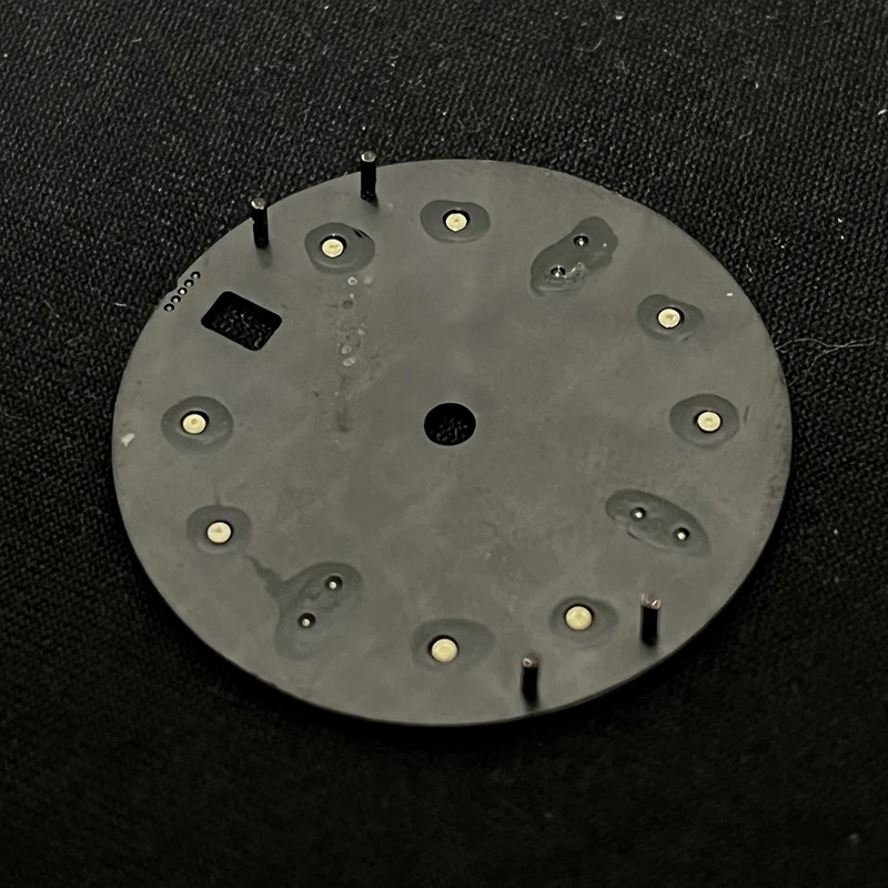 2023 Fashionable Watch Accessories NH34 Dial C3 Luminous OEM 28.5mm Matte Black New Design Replacement Mod Parts