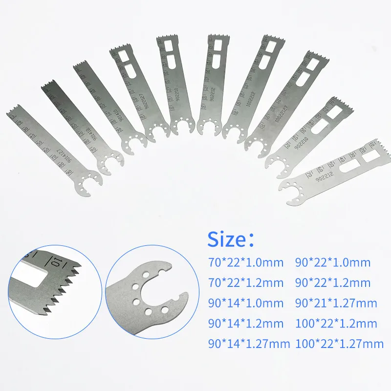 

Bone blade saw Blades orthopaedic Blades oscillating saw blades orthopedics Veterinary instrument