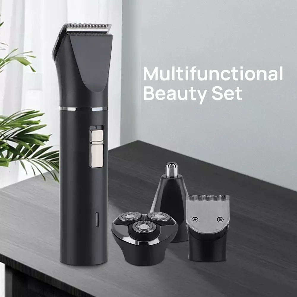

NEW2023 3 In 1 Men's Shaver Depilation Hair Clipper Nose Hair Trimmer Wet-Dry Use Rechargeable Facial Care Machine