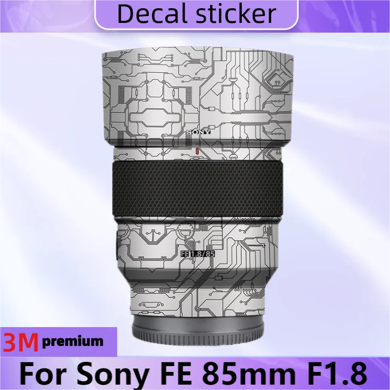 Наклейка на корпус объектива камеры Sony FE 85 мм F1.8 SEL85F18