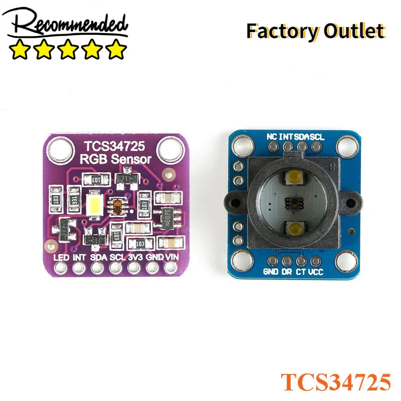 Цветной датчик TCS34725 цветной RGB макетная плата модуля сделай сам Электронная
