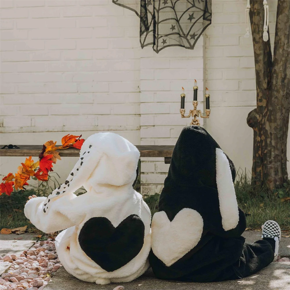 Осенне-зимний комбинезон с кроликом для маленьких девочек и мальчиков плюшевая