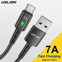 7A USB-кабель типа C для Samsung S22 S20 Xiaomi mi 12, кабель для быстрой зарядки мобильного телефона, кабель USB C, зарядное устройство типа C, кабели для передачи данных