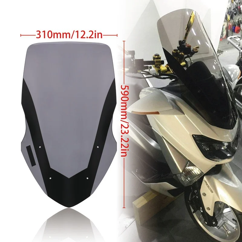 

For YAMAHA NMAX 150 155 NMAX150 2020 2021 2022 Motorcycle Accessories Windscreen Windshield Viser Baffle Front Wind Deflectors