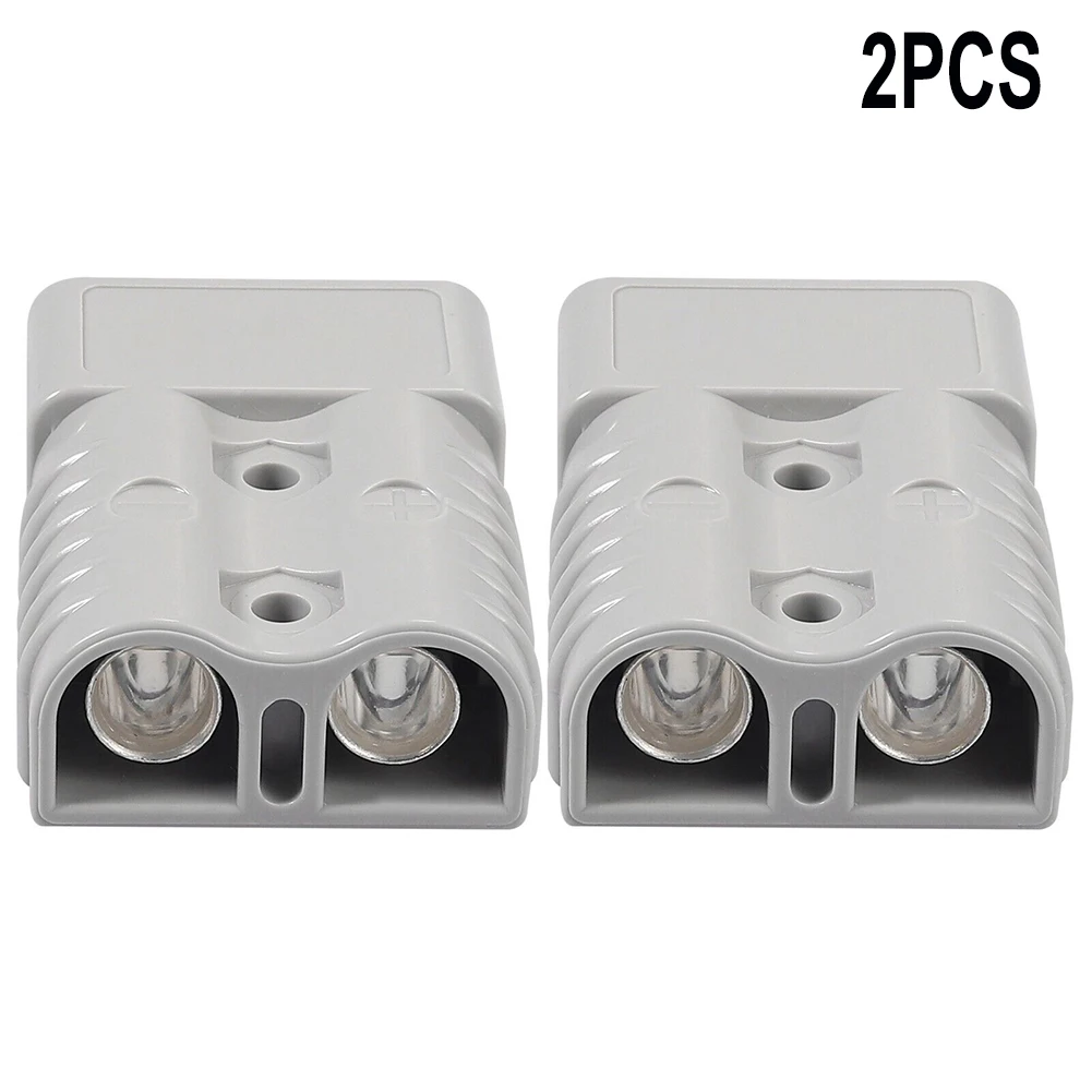 2 шт. двухполюсные разъемы питания с медным контактом 50 А 600 В зарядная вилка для