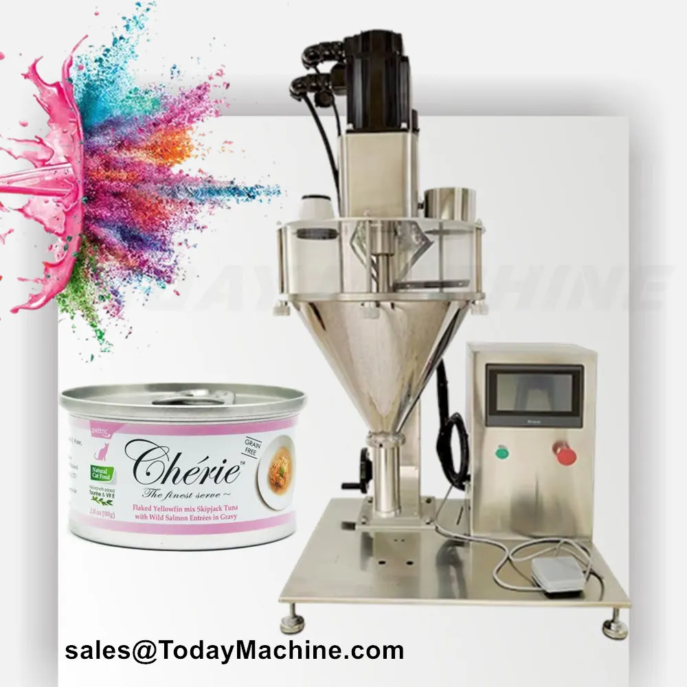 

semi-auto coffee powder flour spice powder filler machine low price machine for small business