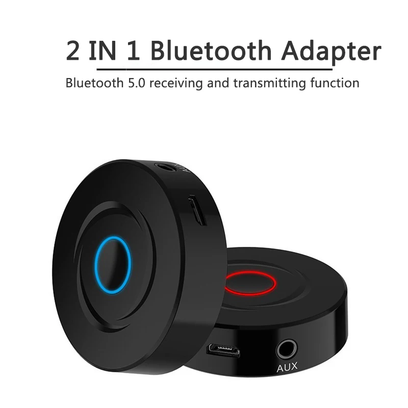 Headphone Reciever 3.5mm Aux Stereo Audio Round Stable Long-life Simple 2-in-1 For Car Tv Pc Speaker Earphone Stereo Adapter images - 6