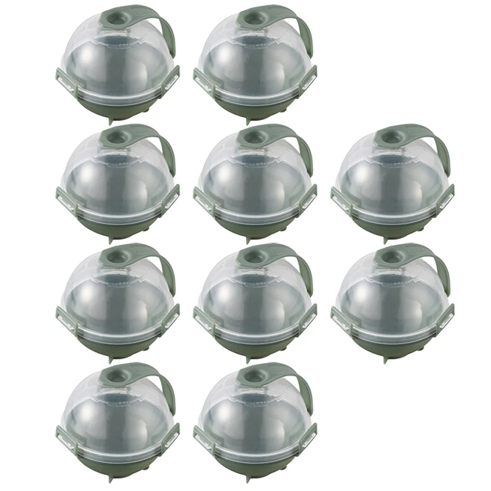 10 шт. силиконовые формы для кубиков льда коробка домашнего шара большой круг