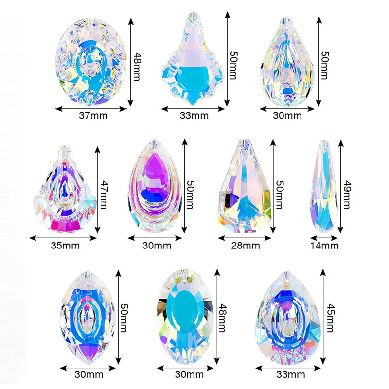 

Хрустальная призма «Ловец солнца», стеклянное окно, подвесные ловцы солнца, AB, цветные кристаллы, граненая призма, подвеска в виде радуги, 10 шт./компл.